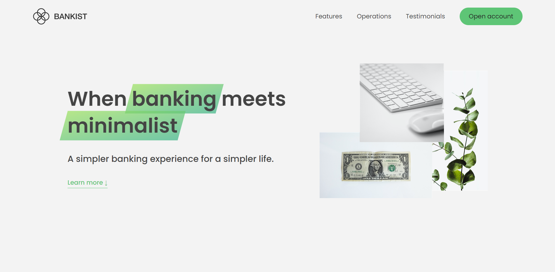 Bankist Website